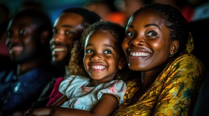 A mother and daughter duo standing in front of a gathering, perhaps sharing their story or message