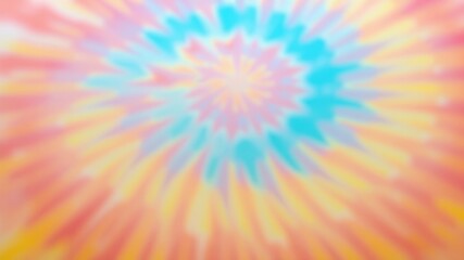Abstract swirl background in soft pastel colors of pink, blue, yellow, and orange with a blurred focus.