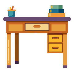 illustration of a table and chairs