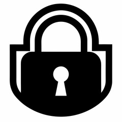 lock icon illustration
