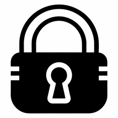 lock icon vector illustration