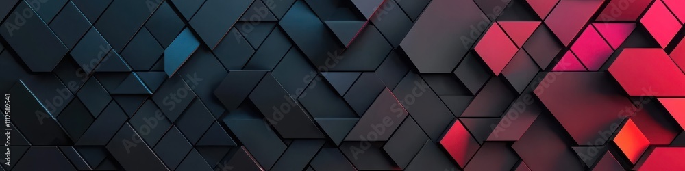 Aufkleber a modern abstract background featuring dark and vibrant triangular shapes, creating a dynamic and vi