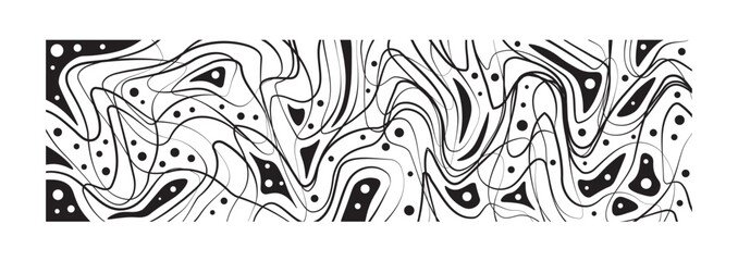 Psychedelic trippy pattern figure. Geometric collage and composition. Modern abstract art object. Texture and wallpaper. Linear vector illustration