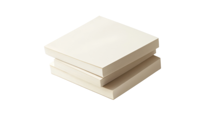 Simple paper notepad transparent background
