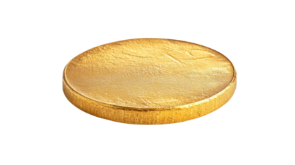 Gold coin transparent background