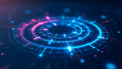 blue light glowing futuristic technology background