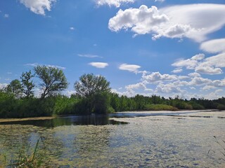 lake and sky