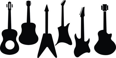 Gitter silhouette vector isolated on a white background