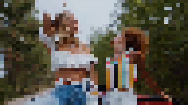 Pixel Zoom Transitions