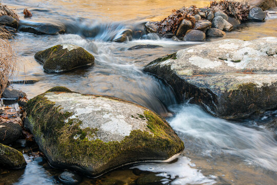 willard brook flowing through willard brook state forest,