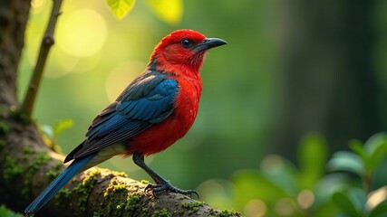 Fototapeta premium Elegant Perdrix Bird Portrait - AI Art