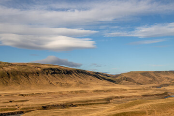 Area around river Fjadra, South Iceland