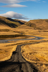 Area around river Fjadra, South Iceland