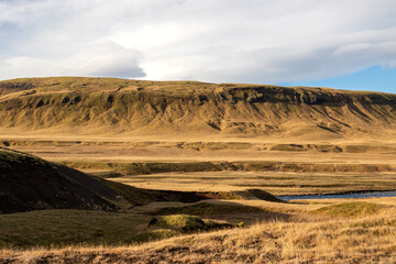Area around river Fjadra, South Iceland