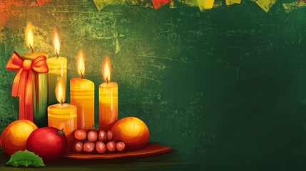 celebration of Kwanzaa background concept