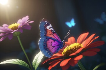 Butterflies and Flowers Represent the Perfect Harmony of Flora and Fauna