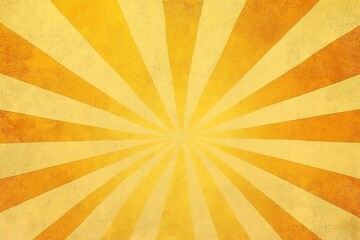 Sunburst pattern with yellow and orange vintage texture