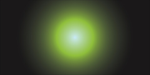 abstract, background, green, with, spotlight, gradient, spheres