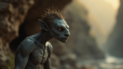 A close up of a man with a mohawk on his head