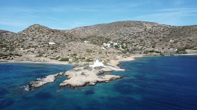 Kapelle des hl. Panteleimon, Katapola, Amorgos, Kykladen, Griechenland, Europa