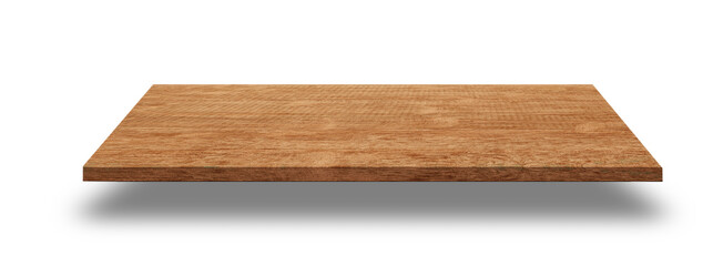 wood planks on white