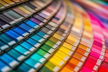 Open RAL sample colors catalogue Generative AI