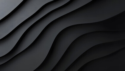Black curve modern background. abstract shape