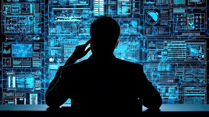 Silhouette of a brainstorming session, overlaid with an image of network diagrams and strategic planning tools.MLM (Multilevel Marketing) 