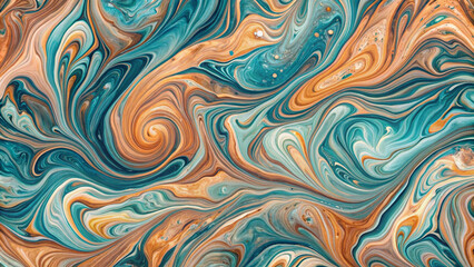 Liquid marble texture background beautiful colors
