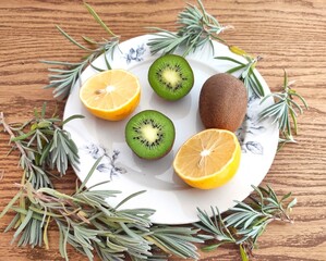Fresh fruits on the table