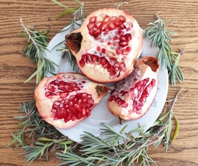 Fresh fruits on the table