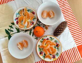 Fresh fruits on the table