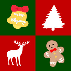 Christmas Holiday Icons Set
