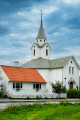 Fototapeta premium Skare-Kirche in Norwegen