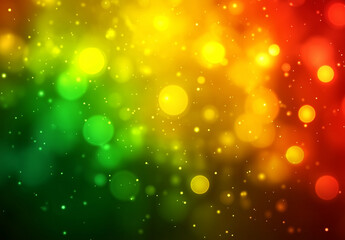 Black History Month background with bokeh 