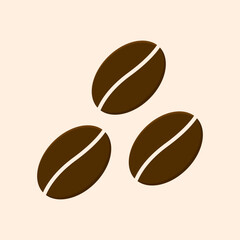 coffee beans vector illustration. Coffee icon.
