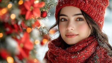 Looks maxing Skin type waifu2x Douyin makeup Oversized sweater Hosting core Giftee Glowday Asmr skincare Dezgo Image of adorable woman carefully inspects every seam and feels the fabric's texture sta