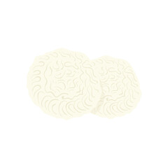 Hand Draw Of  Indonesian Food 
