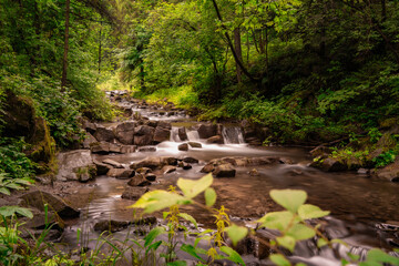 Karkonosze, Sudety, Śnieżka, góry, Sokoliki, wodospad © Daniel Folek
