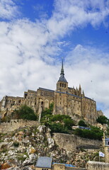 Mont Saint Michel abbey in Normandy, France