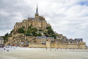 Mont Saint Michel in Normandy, France