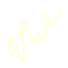 Obraz premium neon doodle party line png