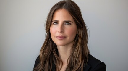 Fototapeta premium Portrait of a beautiful business woman isolated 