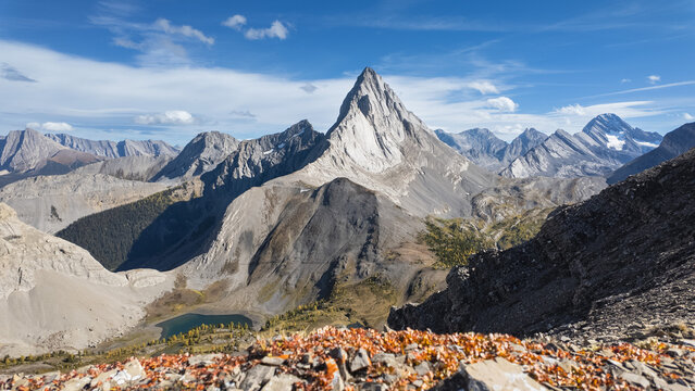 Smutwood Peak in Kananaskis County, Canada