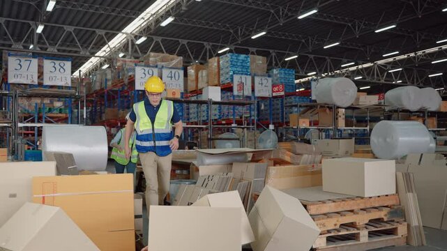 Workers have accidents in warehouses
