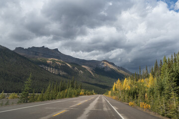 During a fall color time, this is a roadtrip to Yoho national Park, Canada