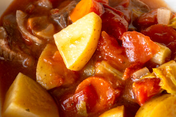 closeup of stew  