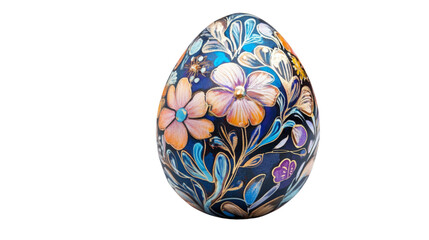 Colorful Easter egg transparent background