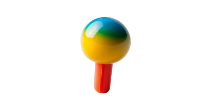 Colorful location pin transparent background