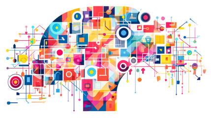 Communication and Data Analysis: Transforming Abstract Technology Backgrounds with Intimidating Deep Data AI Learning The Information in the Realm of Artificial Intelligence